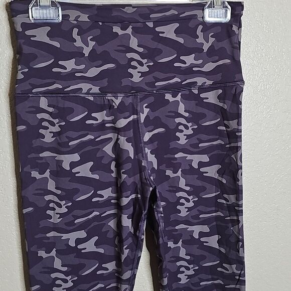CRZ YOGA medium purple Camo Print naked feel Compression High-Waisted Leggings - Picture 2 of 7
